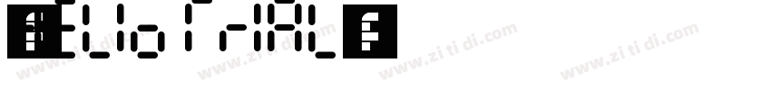 字体名称Delio trial字体转换